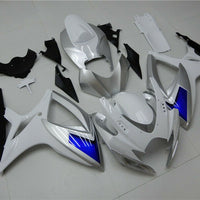 MSA Injection Blue White Fairing Kit Fit for  2006 2007 GSXR 600 750 a095b