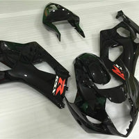 MS Injection Mold Glossy Black Fairing Fit for  2003-2004 GSXR 1000 n055