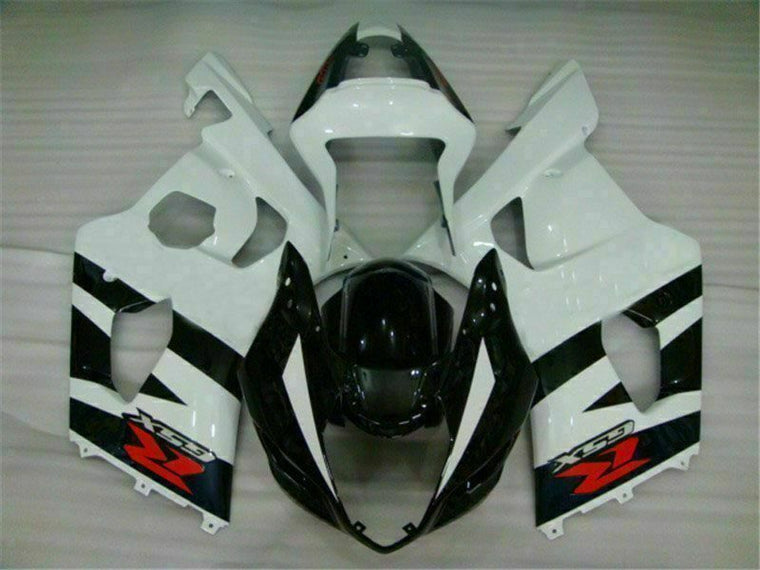 NT Fairing Fit for Suzuki 2003-2004 GSXR 1000 P016- White Black | ABS Injection