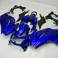 MSA Fit for  2008-2012 EX250 250R ABS Glossy Blue Injection Fairing m010