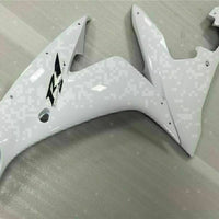 MSB Injection White Plastic Fairing Fit for Yamaha 2004-2006 YZF R1 ABS g007
