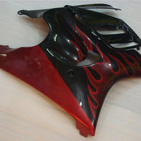 MSA Red Flame Injection Tank Cover Fairing Fit for Honda 1995-96 CBR600F3 u004