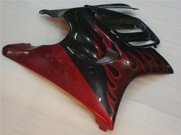 MSA Red Flame Injection Tank Cover Fairing Fit for Honda 1995-96 CBR600F3 u004