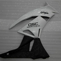 MSA Injection Fairing Fit for  2009-2012 ZX6R Plastic With Seat Cowls t035-T