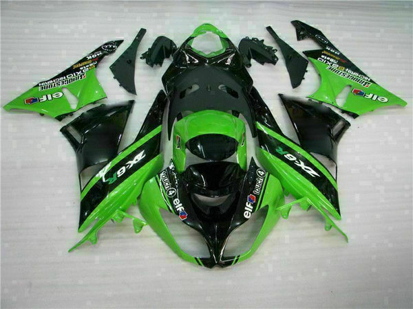 MSA Injection Fairing Fit for  2009-2012 ZX6R Plastic With Seat Cowls t034-T