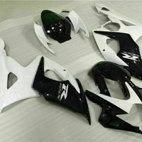 MS Injection Mold White Black Fairing Fit for  2005-2006 GSXR 1000 q014