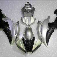 MS Injection Silver Black Plastic Fairing Fit for Yamaha 2008-2016 YZF R6 g036