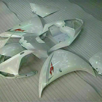 MSB Injection White Plastic Fairing Kit Fit for Yamaha YZF R1 2009-2011 g010