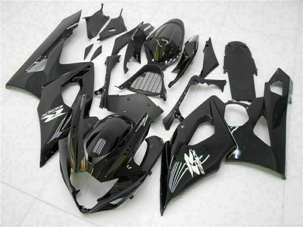 MS Injection Mold Glossy Black Fairing Fit for  2005-2006 GSXR 1000 q016