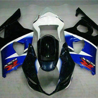 MS Injection Black Blue ABS Fairing Kit Fit for  2003-2004 GSXR 1000 r033