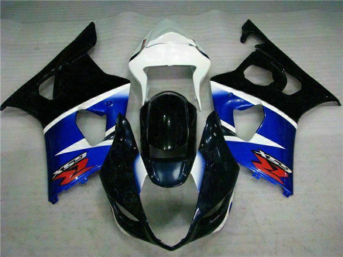MS Injection Black Blue ABS Fairing Kit Fit for  2003-2004 GSXR 1000 r033