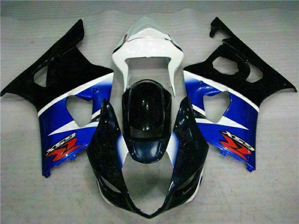 MS Injection Black Blue ABS Fairing Kit Fit for  2003-2004 GSXR 1000 r033