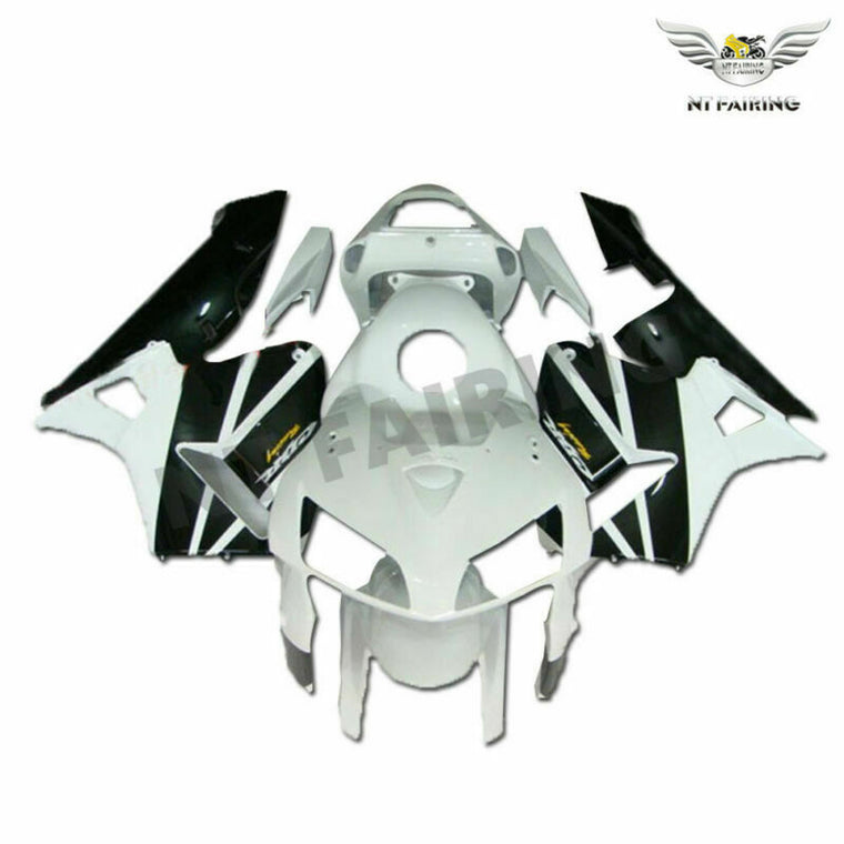 NT Fairing Fit for Honda 2005-2006 CBR600RR U013- Msa White Black | ABS Injection