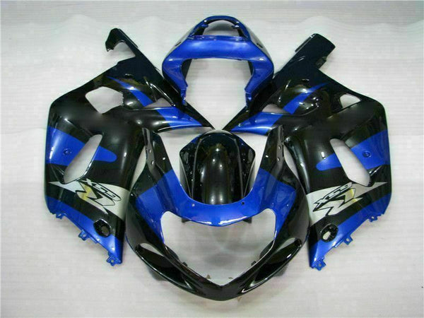 NT Injection Mold Blue Black Fairing Fit for  2001-2003 GSXR 600 750 N004