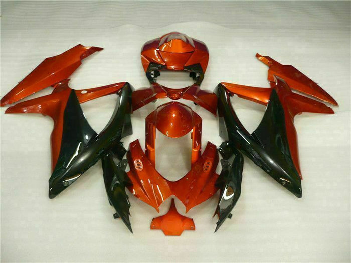 MSB Injection Mold  Red Black Fairing Fit for  2008-2010 GSXR 600 750 n036