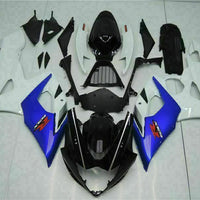 MS Injection Bodywork Blue White Fairing Fit for  2005-2006 GSXR 1000 q051