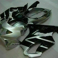 MS Black Silvery Fairing Injection Fit for Honda 1999-2000 CBR600 F4 Plastic u012
