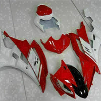 MS Injection Red White ABS Set Fairing Fit for Yamaha 2006-2007 YZF R6 g056