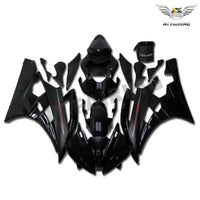 MSB Injection Kit Matte Glossy Black Fairing Fit for Yamaha 2006-2007 YZF R6 g02