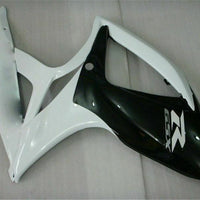MSB Injection Black White Fairing Fit for  2006 2007 GSXR 600 750 k050