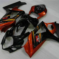 MS Injection Kit Black Fairing ABS Set Fit for  2007-2008 GSXR 1000 p044