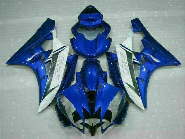 MS Injection Blue White ABS Kit Fairing Fit for Yamaha 2006-2007 YZF R6 g050