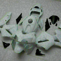 MSA Injection Mold White Fairing Set Fit for Honda 2003-2004 CBR600RR WTH v005