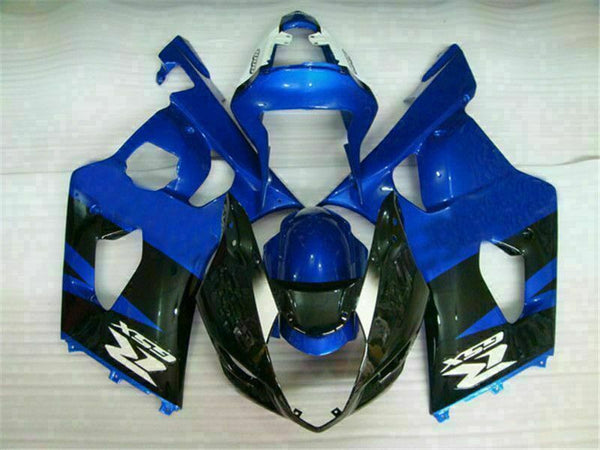 MS Injection Molded Blue Black Fairing Fit for  2003-2004 GSXR 1000 r018