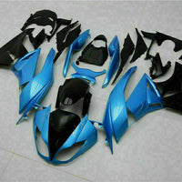 MSA Fit for  2009-2012 ZX6R Plastic Blue Black Injection Mold Fairing t014
