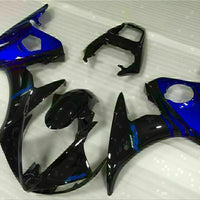 MS Injection Set Blue Black Fairing Fit for Yamaha YZF 2003-2005 R6 & 06-09 R6S g049