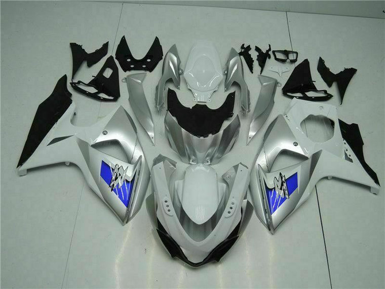 NT Fairing Fit for Suzuki 2009-2016 GSXR 1000 O037- Silver White | ABS Injection