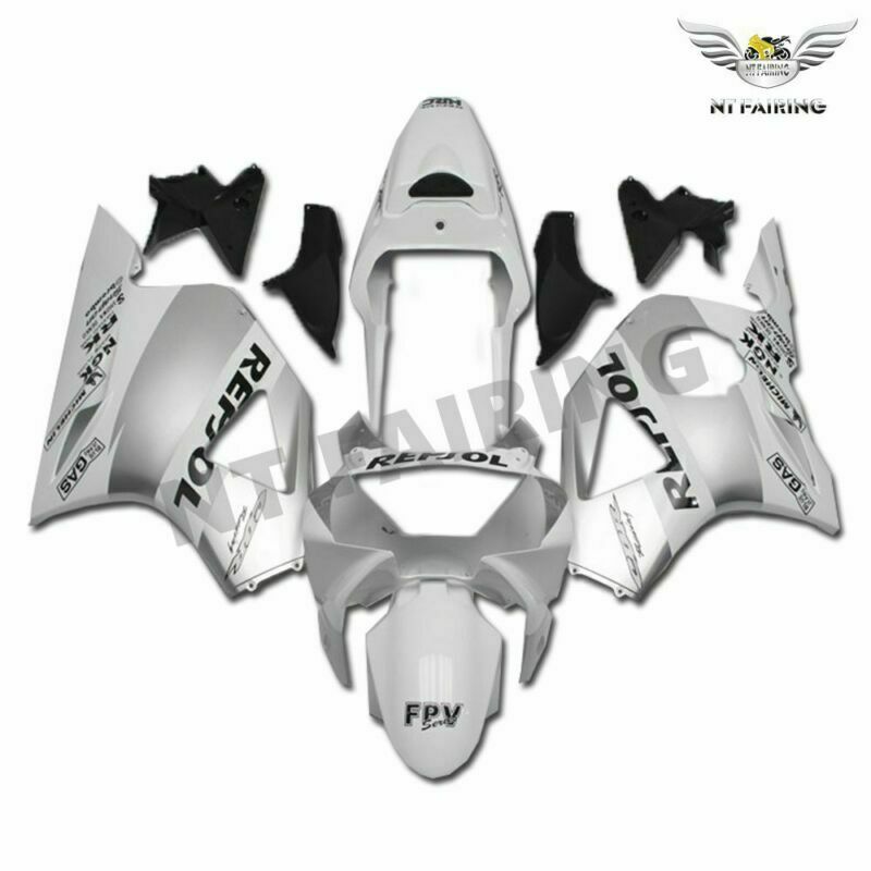 Injection White Silver Fairing Fit for Honda 2002 2003 CBR954RR 900RR u027