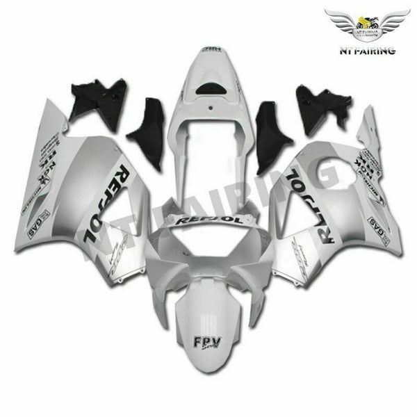 MS Injection White Silver Fairing Fit for Honda 2002 2003 CBR954RR 900RR u027
