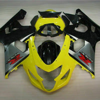 NT Injection  Yellow Black Fairing Fit for  2004 2005 GSXR 600 750 N061