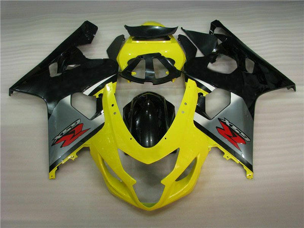 NT Injection  Yellow Black Fairing Fit for  2004 2005 GSXR 600 750 N061