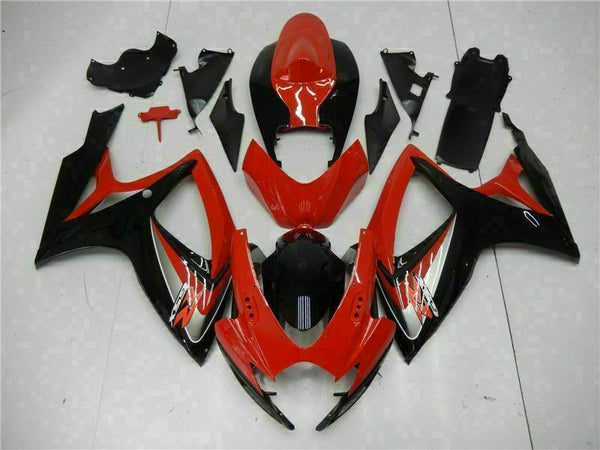 MSB Injection Mold Red Fairing Fit for  2006 2007 GSXR 600 750 o003