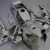 MSA Injection Mold White Plastic Fairing Fit for Honda 2003-2004 CBR600RR v060