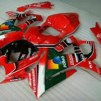 MS Injection Plastic Red Fairing Kit Fit for  2007-2008 GSXR 1000 p012