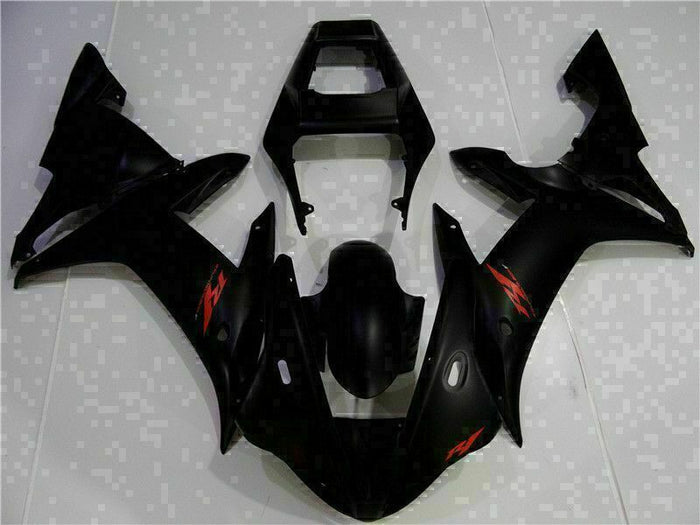 MSB Injection Mold Kit Black ABS Fairing Fit for Yamaha 2002-2003 YZF R1 g022-01