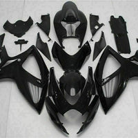 MSB Injection Black Plastic Fairing Fit for  2006 2007 GSXR 600 750 o0100