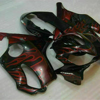 MS Injection Mold Red Flame Fairing Kit Fit for Honda 2004-2007 CBR600 F4I u004