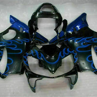 MS Blue Flames Injection Fairing Set Fit for Honda 2001-2003 CBR600 F4I u007