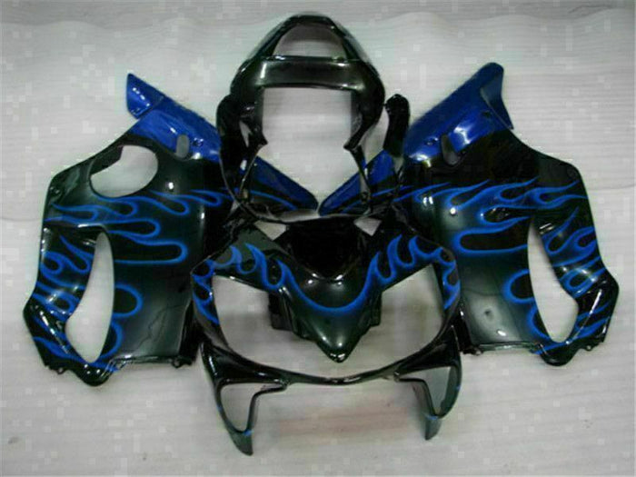 MS Blue Flames Injection Fairing Set Fit for Honda 2001-2003 CBR600 F4I u007