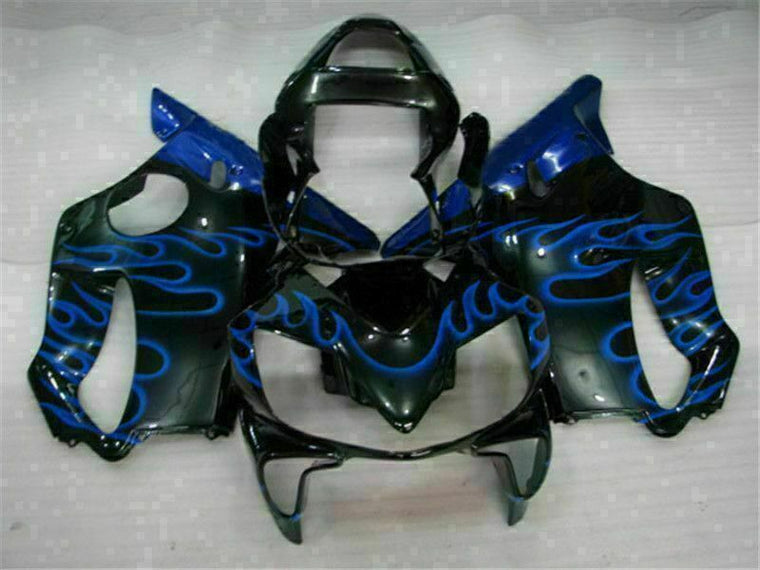 MS Blue Flames Injection Fairing Set Fit for Honda 2001-2003 CBR600 F4I u007