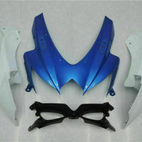 MSB Injection Blue White Fairing Fit for  2008-2010 GSXR 600 750 n063