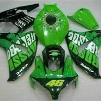 MS Injection New Set Green ABS Fairing Fit for Honda 2008-2011 CBR1000RR u063