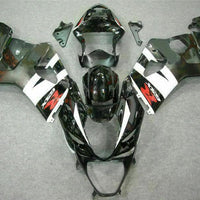 MS Injection New White Black Fairing Fit for  2003-2004 GSXR 1000 p025