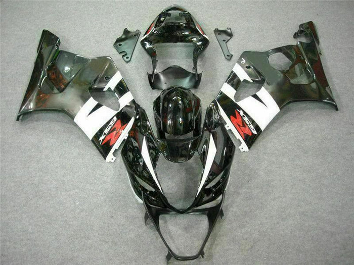 MS Injection New White Black Fairing Fit for  2003-2004 GSXR 1000 p025