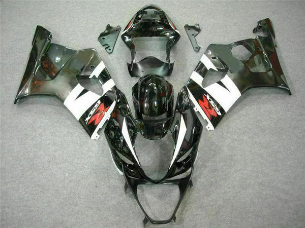 MS Injection New White Black Fairing Fit for  2003-2004 GSXR 1000 p025