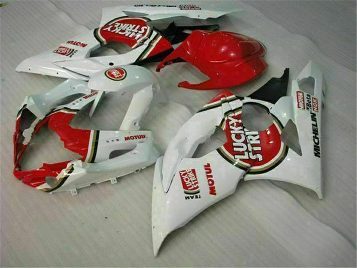 MS Injection Molded Red White Fairing Fit for  2005-2006 GSXR 1000 q032